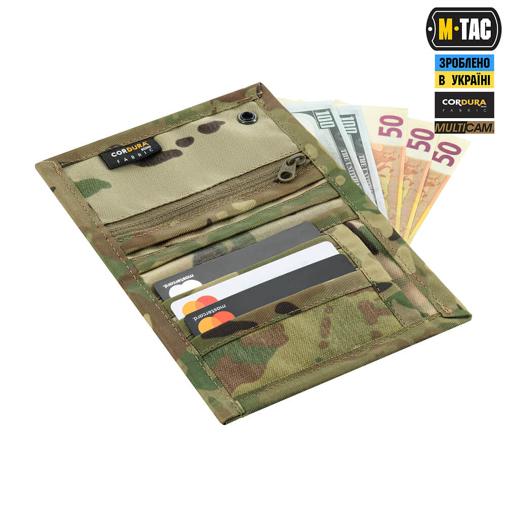 Гаманець M-Tac Tactical Wallet Elite Multicam Фото 2